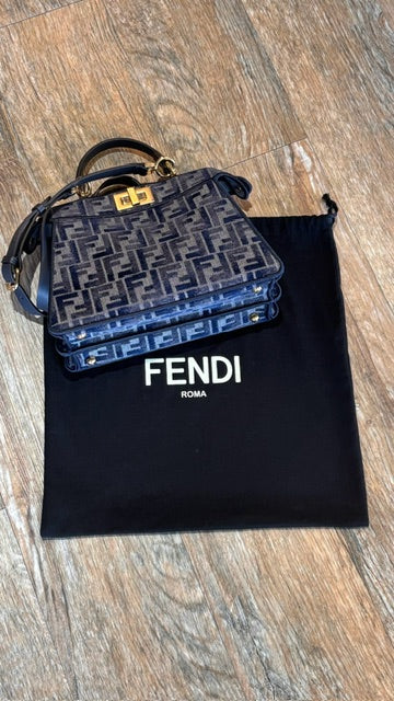FENDI Small Peekaboo ISeeU Tote Bag