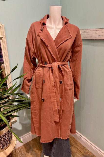 FREE PEOPLE- NWT Trench Coat (XS/S)