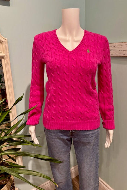 RALPH LAUREN- Cable Knit Sweater (M)