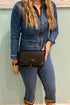 LONGCHAMP- Leather Crossbody Handbag