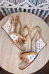 LOUIS VUITTON- Monogram/Bow Wedge Sandals (38)