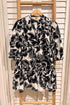 FARM RIO- Floral 3/4 Slv Mini Dress (XS)