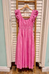 LINEN- Lined Maxi Dress (S)
