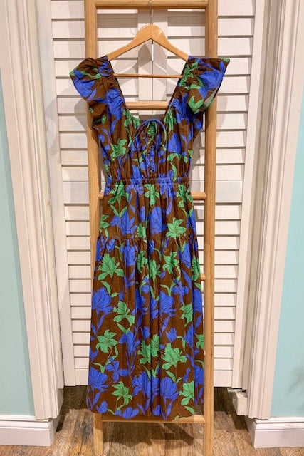 MOON RIVER-NWT Floral Maxi Dress (M)