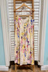 H&M- Linen Blend Floral Sun Dress (L)
