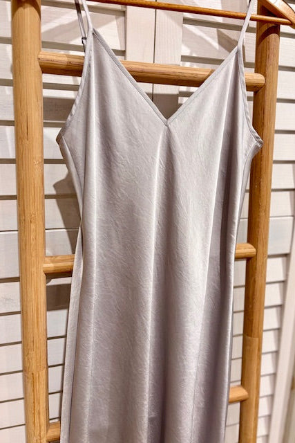WILFRED FREE- Satin Slip Dress (S)