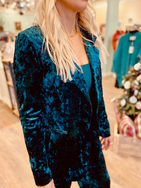 RD Green Velvet Blazer