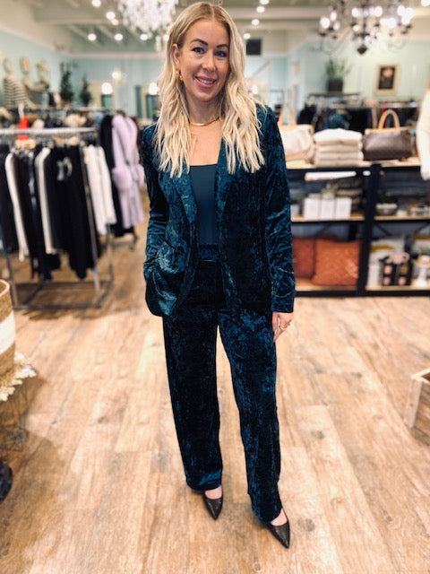RD Green Velvet Blazer