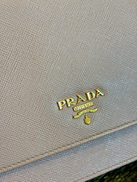 PRADA Saffiano Wallet With Strap