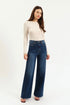 DAZE Far Out High Rise Wide Leg in Waterfall