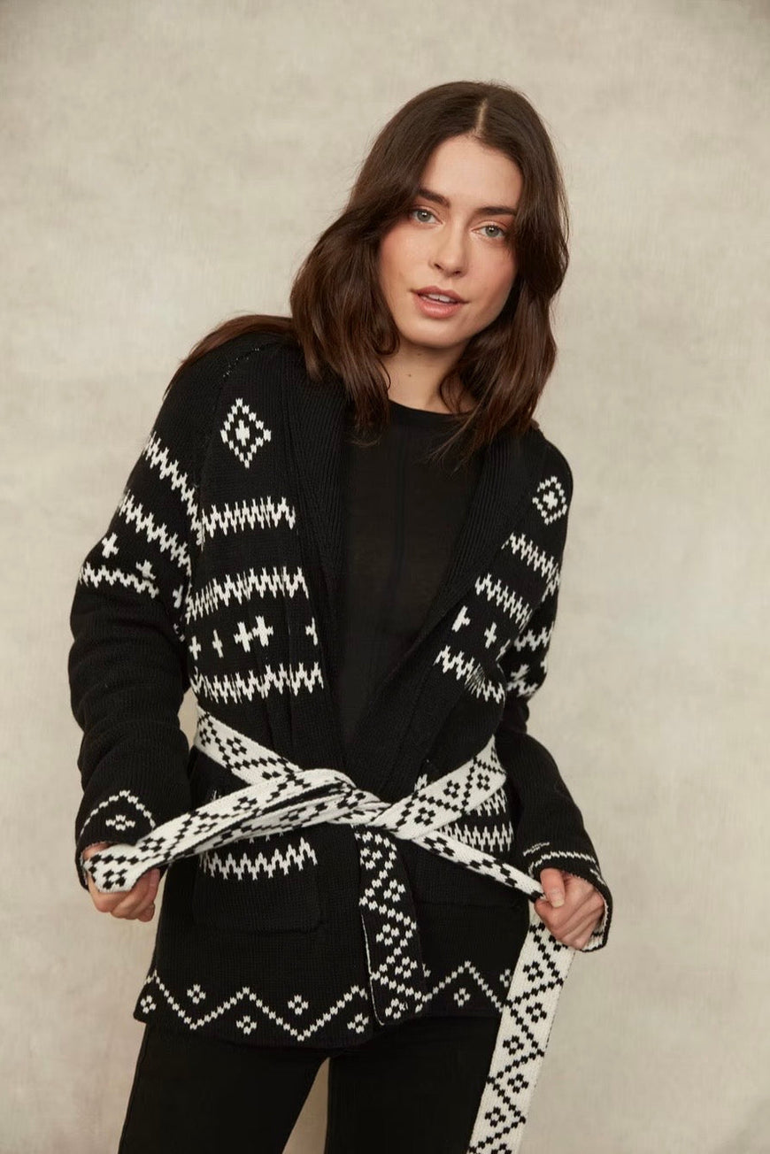 Cecile Belted Cardigan
