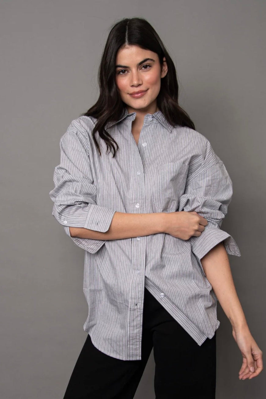RD PADME Striped Poplin Shirt