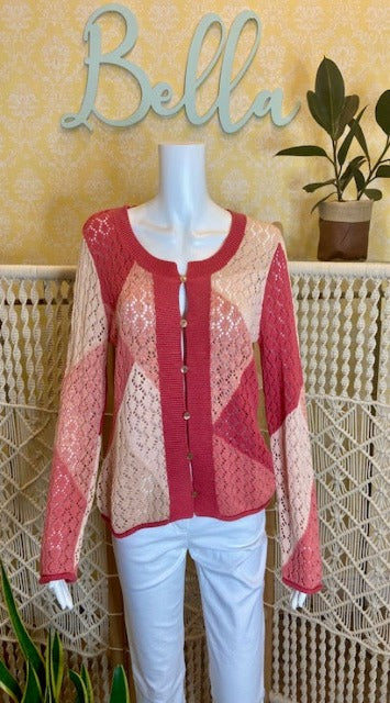 J.Jill Crochet Cardigan