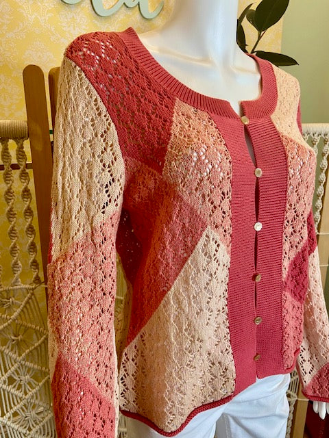 J.Jill Crochet Cardigan