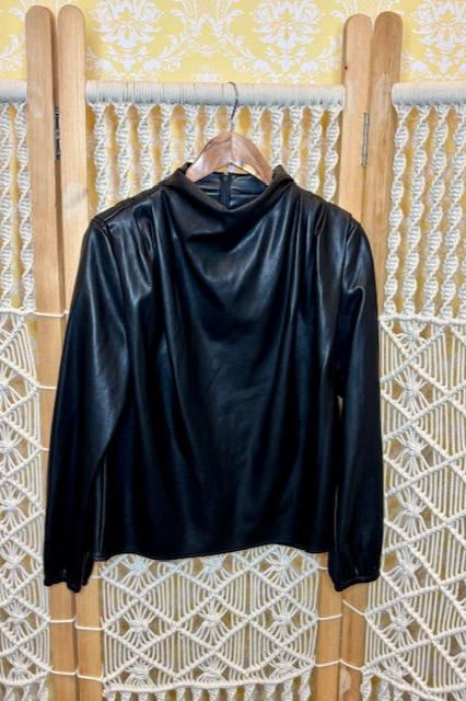 Jakke Faux Leather Top (Sz S)