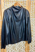 Jakke Faux Leather Top (Sz S)