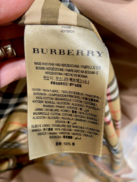 Burberry Trench Coat (size 10)