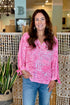 Lilly Pulitzer - Tropical Print Blouse (M)