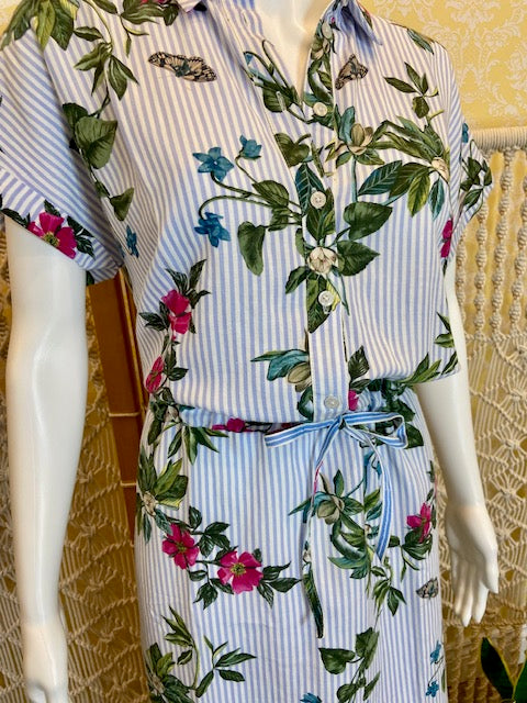 Joules - Stripe and Floral Dress NWT (10)