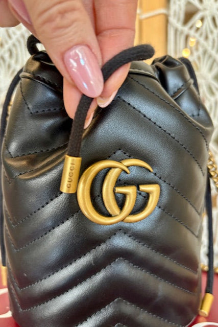 GUCCI- Marmont Bucket Bag