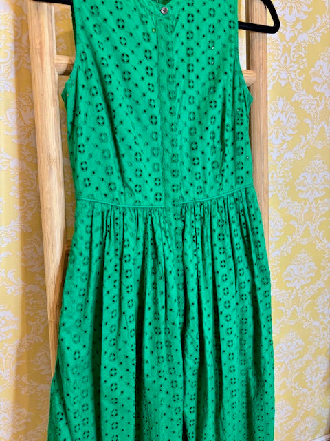 J CREW Sleeveless Eyelet Dress (2)