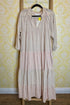 MANGO Oat Stripe Maxi Dress (6) NWT