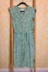 MONTEAU Floral Dress w/Belt (M)