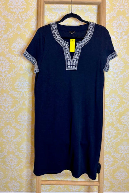 TALBOTS- Cotton/ Embroidery Dress (L)