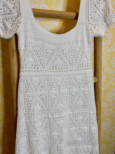 ZARA-NWT Crochet Dress (M)