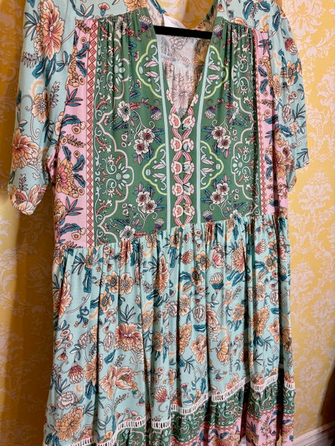 WALKER & WADE- Boho Style Dress (L)