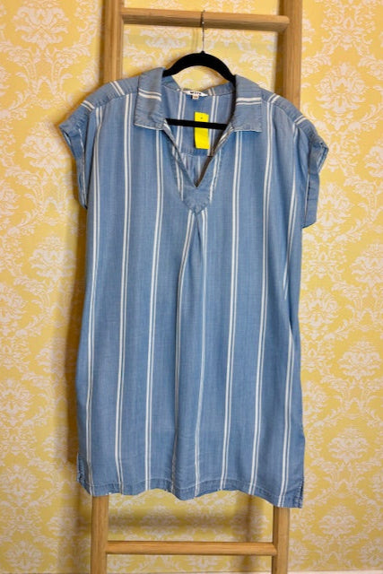 WITE- Stripes Chambray Dress (14)