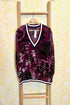 HALE BOB Velvet Floral Blouse (size L)