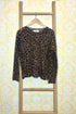 MAGASCHONI Leopard Cashmere Sweater(size S)