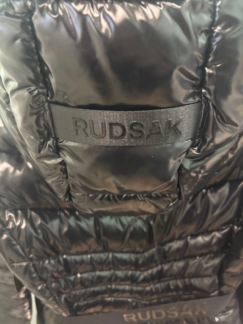 RUDSAK Glossy Puffer Coat (size M, fits 6/8)