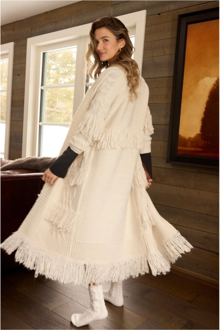 RD Long Fringe Cardigan