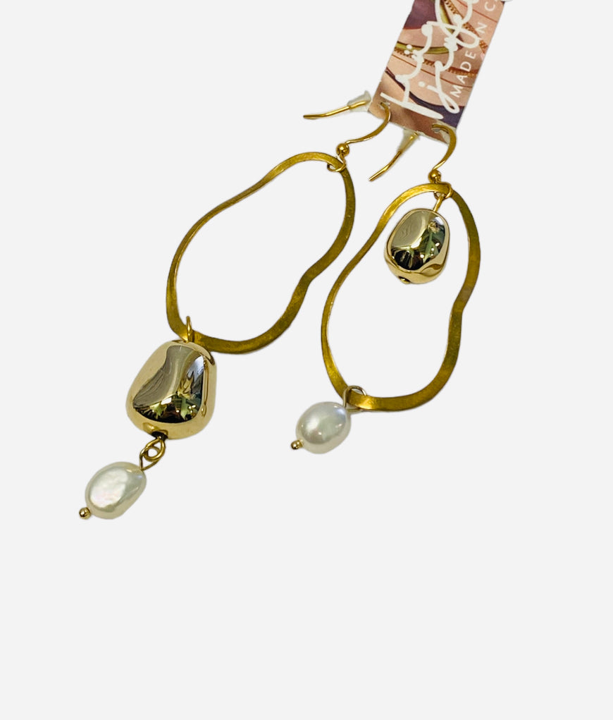 FRUG Brass with FWP Earrings