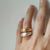 14K Gold Plated Dome Stacking Ring