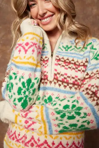 Urania Half Zip Sweater