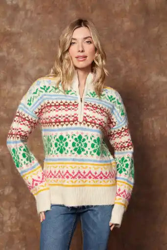 Urania Half Zip Sweater