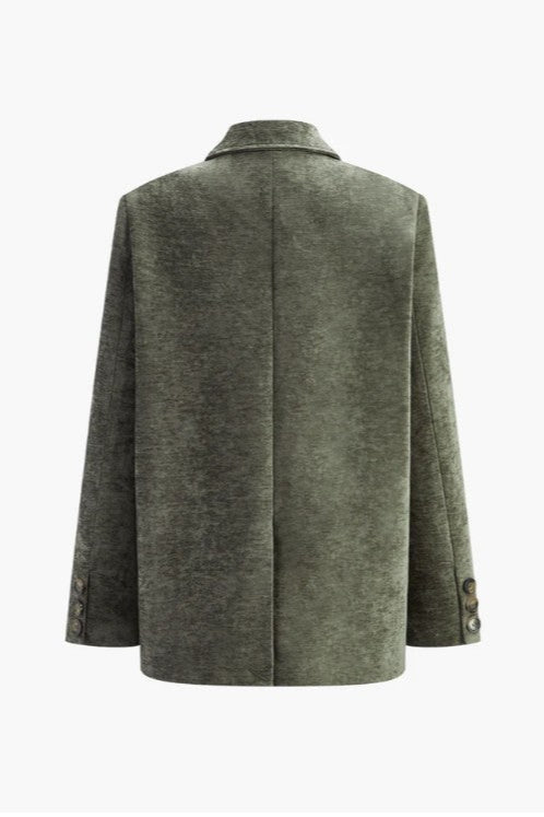 COMMENSE | Retro Velvet Blazer (XL)