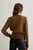  Vintage Style Wool-Blend Button-Down Cardigan (L)