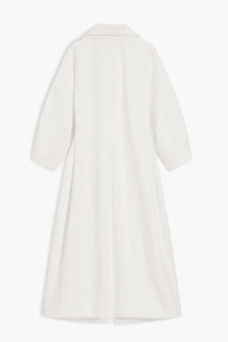 White coat on a white background