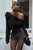  Chiffon Semi-Sheer One Shoulder Asymmetrical Blouse