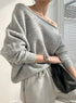COMMENSE | One Shoulder Asymmetric Sweater (XS)