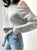 COMMENSE | One Shoulder Asymmetric Sweater (XS)