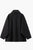 Black coat on a white background