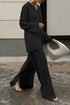 COMMENSE | Oversized Leisure Pleat Pockets Two Piece Pants Set