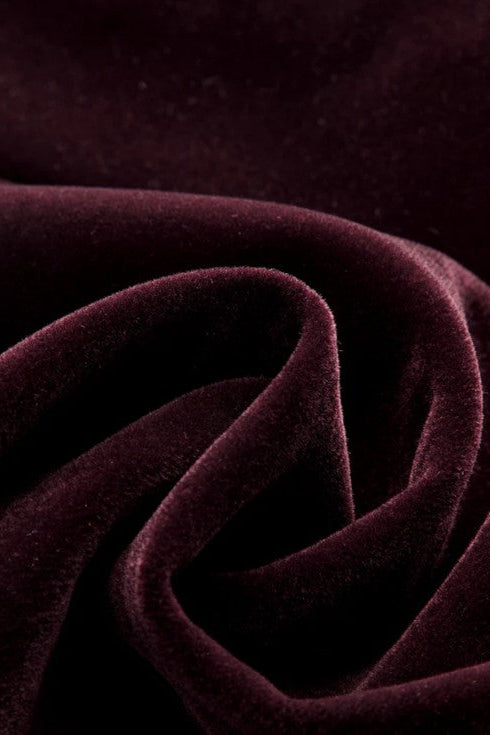 COMMENSE | Velour Asymmetric Mini Skirt (XS)