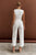  Asymmetrical Straight Leg Pants with Cropped Vest (L)