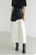 COMMENSE | Asymmetric Patchwork Faux Leather Chiffon Pleated Maxi Skirt